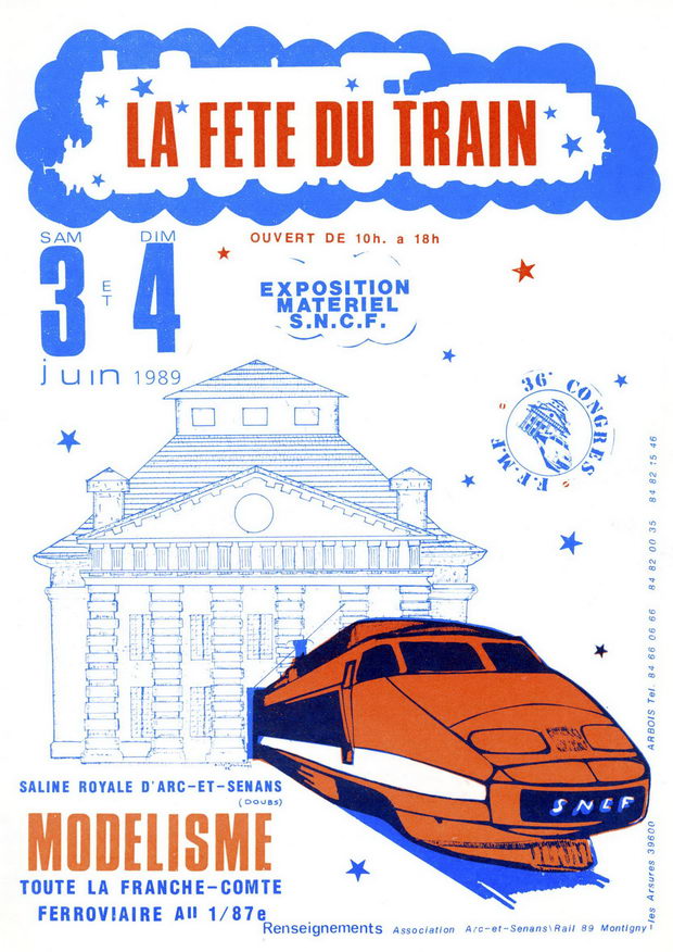 1989 06a FeteTrain Arc Senans afich